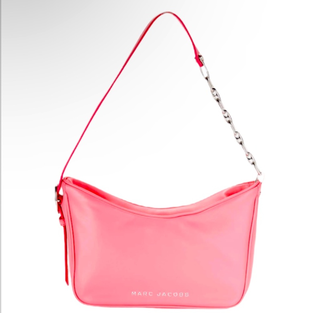 Marc Jacobs Hot Pink Leather Shoulder Bag